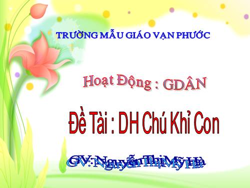 GDAN"Chú khỉ con"