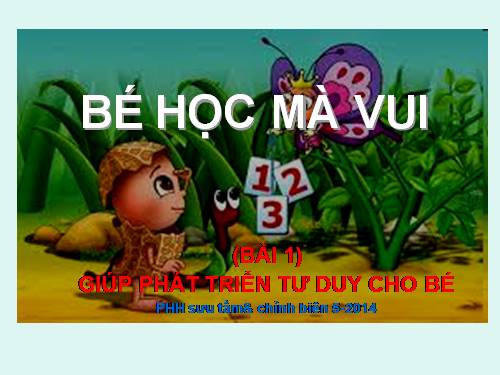 Bé học mà vui