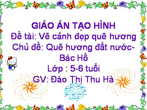 ve cảnh dep que huong