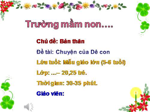 Chuyện của Dê con