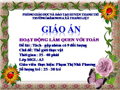 LQVT số 9 tiết 3