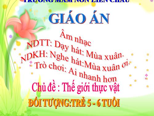 bai giang am nhac mua xuan