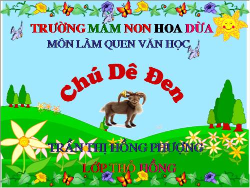 Truyện: Chú Dê đen