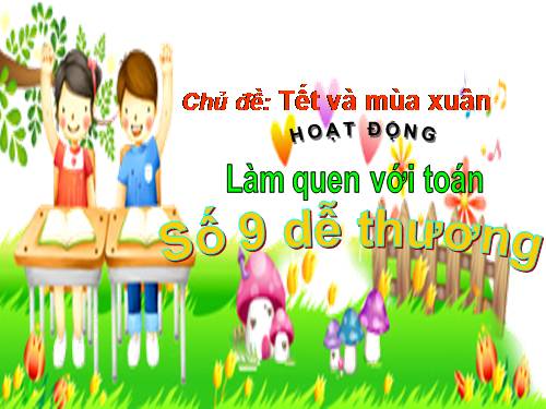 HOẠT ĐỘNG LÀM QUEN VỚI TOÁN