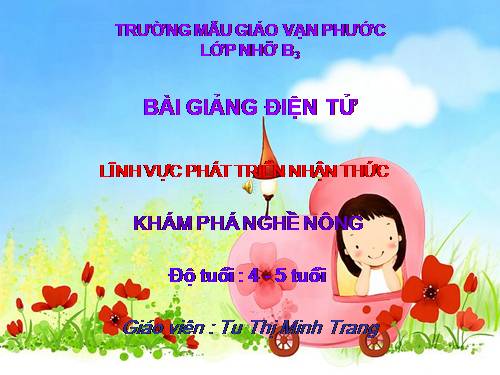 KHÁM PHÁ NGHỀ NÔNG