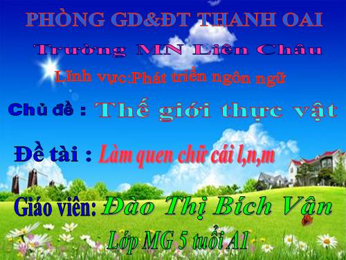 lam quen chu cai l,n,m