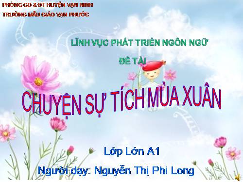 SỰ TÍCH MÙA XUÂN