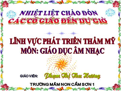 âm nhạc dạy hát màu hoa