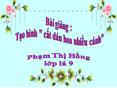 tao hinh cat dan hoa