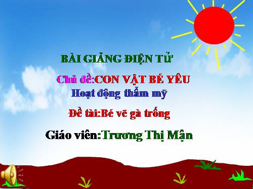 vẽ gà trống