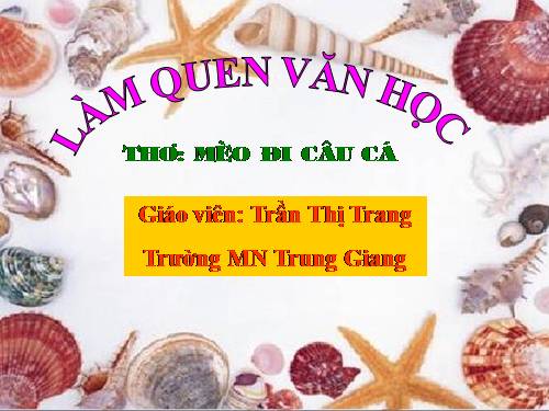 thơ mèo đi câu cá