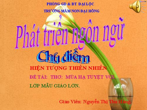 BÀI GIẢNG