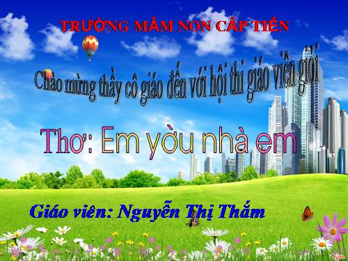 thơ em yêu nhà em