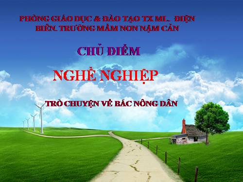 nghe nghiep. tro chuyen ve nghe nong