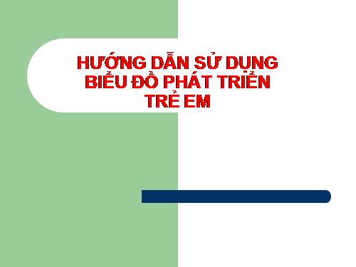 HD sử dụng biểu đồ