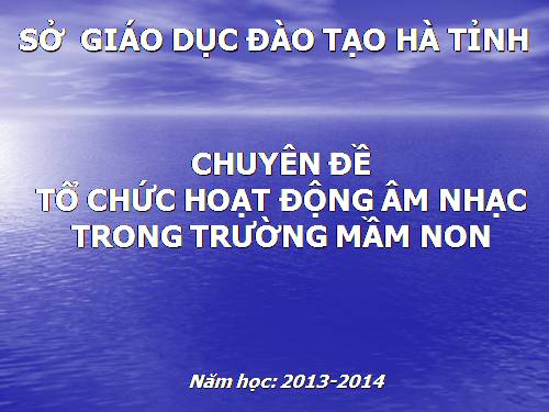 GDAN trong trường MN