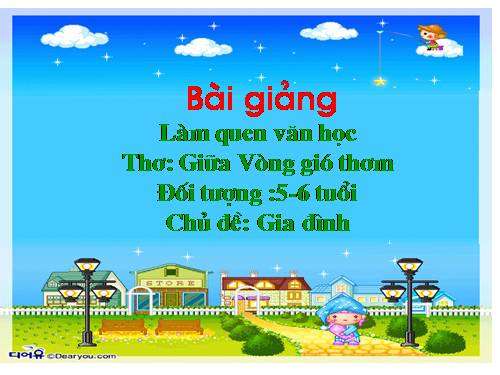 Lam quen van hoc tho giua vong gio thom