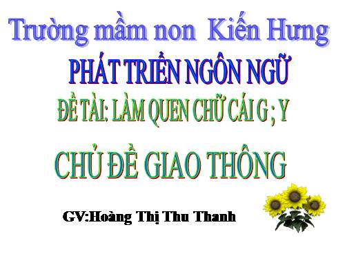 lam quan chữ cái g,y