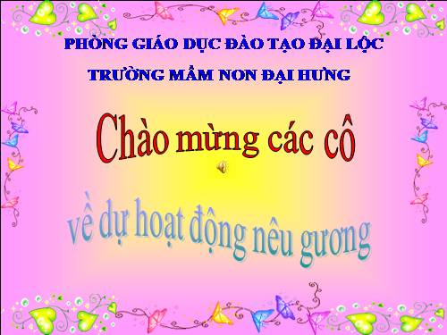 hoạt đông nêu gương mn