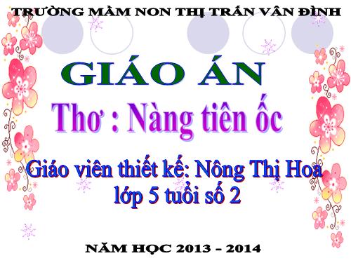 thơ: Nàng tiên ốc