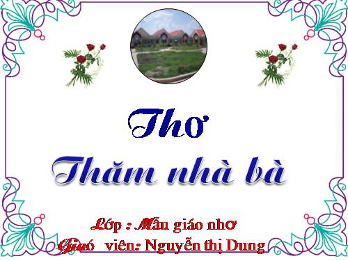 thơ thăm nha ba