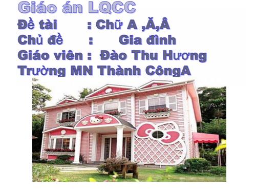 LQCC : LQ chữ a,ă,â