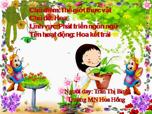 Thơ Hoa kết trái