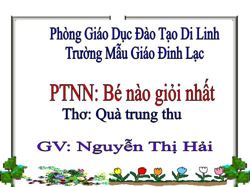 thơ quà trung thu