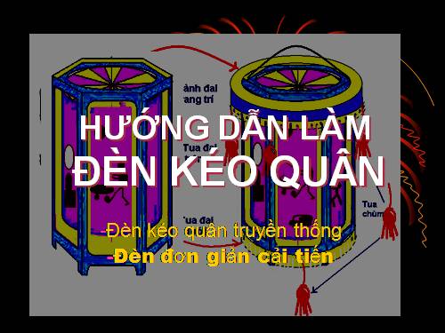 Hường dẫn làm  Đèn kéo quân