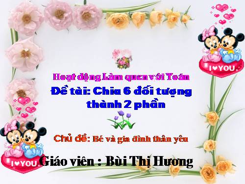 giáo án chia 6 đối tượng