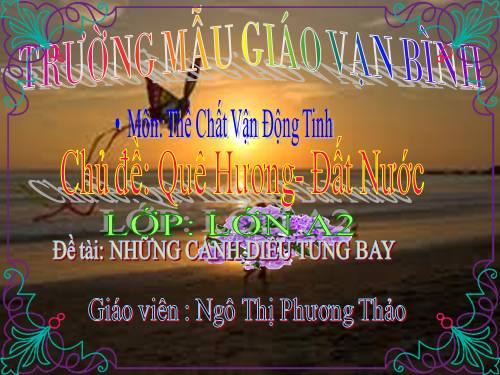 Những cánh diều tung bay