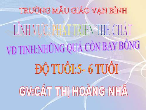 Những quả còn bay bỏng