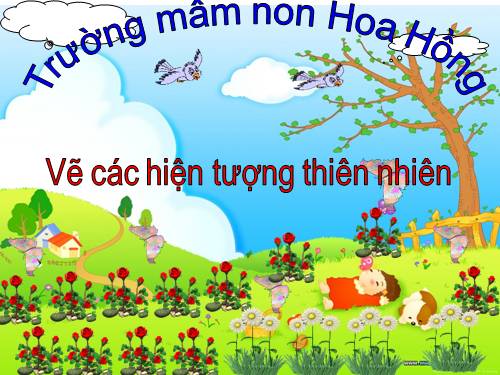 vẽ mưa