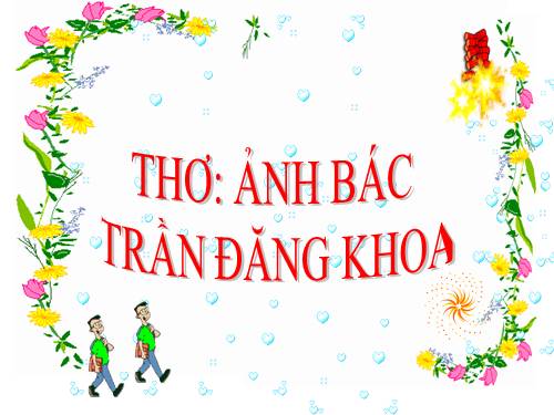 thơ ảnh bác