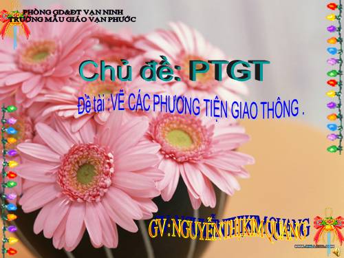 VẼ PTGT-MGL