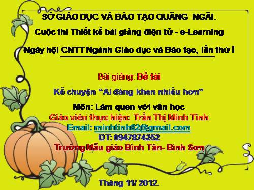 Ai dang khen nhieu hon