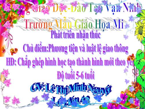 CHẮP GHÉP HÌNH