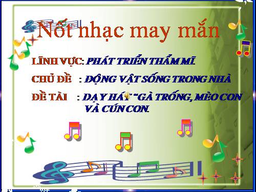 Nốt nhạc may mắn