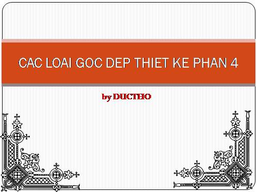 CAC LOAI GOC DEP THIET KE PHAN 4