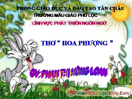 thơ hoa phuong