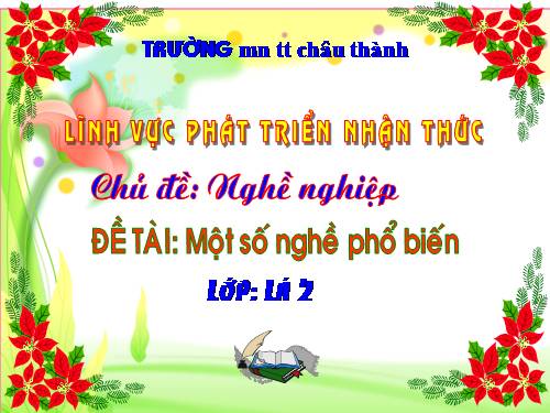 các nghề phồ biến