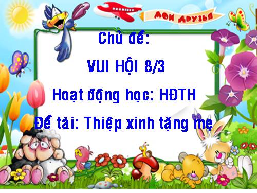 TRANG TRÍ THIỆP TẶNG MẸ