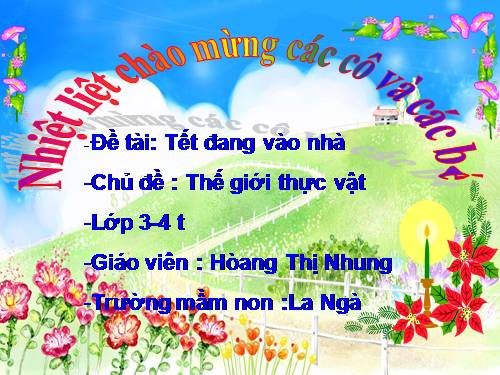 Thơ:Tết đang vào nhà