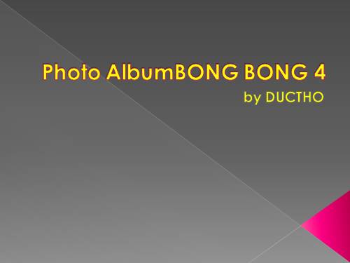 Photo AlbumBONG BONG 4