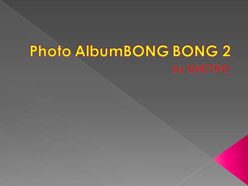 Photo AlbumBONG BONG 2