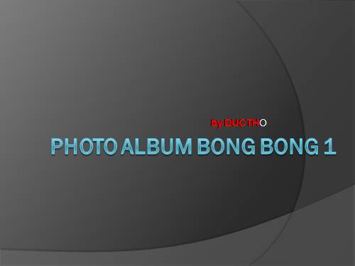 Photo Album BONG BONG 1