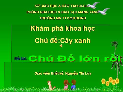 phát triển ngôn ngữ kể chuyện chú đỗ con