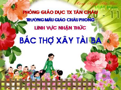 bac tho xay tai ba