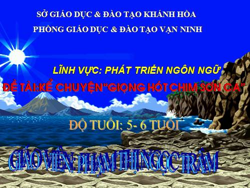 KC: giọng hát chim sơn ca