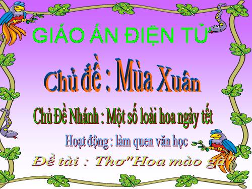 Thơ Hoa mào gà